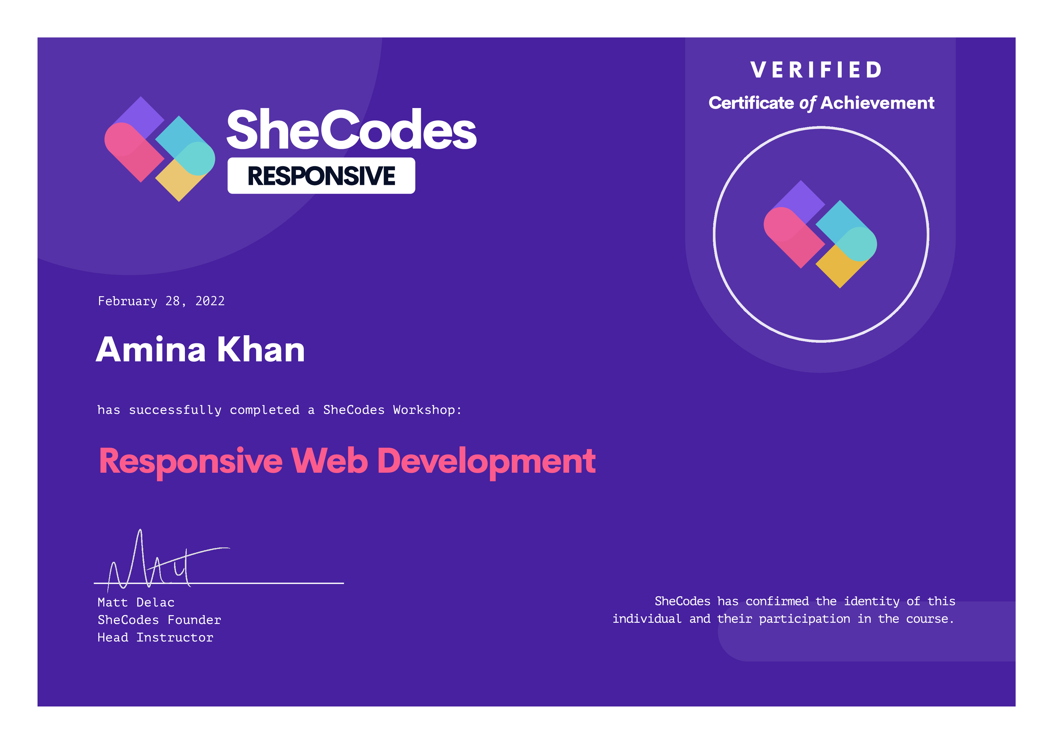 shecodes responsive cert image